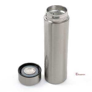 굿터치보온병텀블러 온도표시 LED 보온물병 분유 실버 스마트mno745