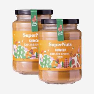 슈퍼너츠 피넛버터 크런치 460g 2개