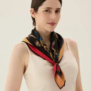 [갤러리아] [닥스] 울 실크 미니 스카프 (D) FKO039O (케이스,쇼핑백 포함)