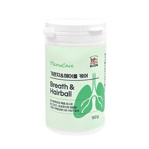 마시캣독 미유케어 브레스+헤어볼 150g 고양이 털뭉침