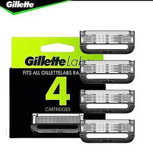 질레트 랩스 딥 클렌징 면도날 4개 오리지널 