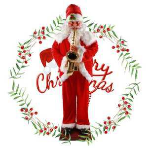 대형 산타인형 가게 파티 움직이는 장식품 춤추는