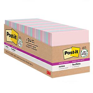 3M 포스트잇 노트 그리너 강한점착용 654-24NH-CP 발리 76mmX76mm 1680매