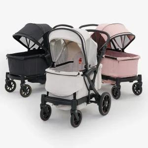 플레런 F2 플렉시블 접이식 1인용 유모차형 아기 유아웨건