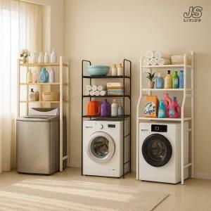 [모음전] 통돌이 드럼 세탁기 선반 정리대 3단 원목 세탁실 틈새 받침대 조립식 베란다 건조기 슬림 수납 진열대 김치냉장고 식기세척기 스탠드 선반