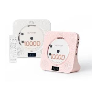 [2024년 10월 신제품] 무선 스탠드형 CD DVD플레이어 EA1000D CD DVD리핑 자동재생 베이비볼륨 차일드락