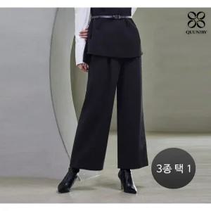 [후스타일][쿠니바이] 베리에 밴딩 팬츠+벨트포함 종 택1