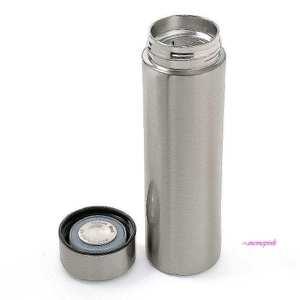 굿터치보온병텀블러 보온물병 실버 온도표시 LED 분유 스마트abc064