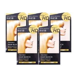 [엘루맘] 토니모리 메이크 에이치디 헤어블리치 탈색제 x5개