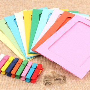 페이퍼 프레임 컬러 종이액자 종이프레임 세트