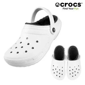 크록스 매장판 당일발송 클래식 라인드 클로그 털신 203591-10M