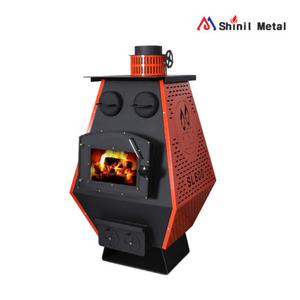 신일 화목난로 카페형 SL-605 대형 20평 SL-600 30평 특대형 장작 나무 난방 업소용 가정용 벽난로 펜션