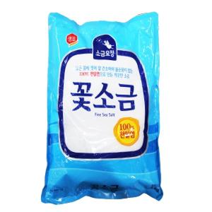 샘표 소금요정 꽃소금 3kg 5개입 BOX 우리두리