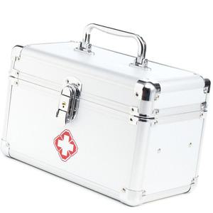 철재 휴대용 응급 박스 영양제통 용품 자물쇠 약보관함