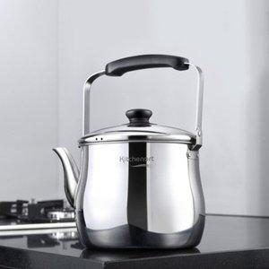 [텐바이텐]키친아트 스텐주전자 들통형 보리차 난로 물주전자 3리터
