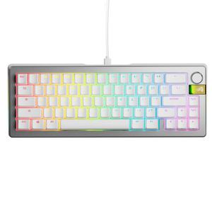 HIT 글로리어스 GMMK3 PRO HE 65% Prebuilt 커스텀 래피드 트리거 게이밍 키보드 (실버)