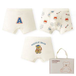 A베어 남아 사각팬티 3매(N125)+선물포장