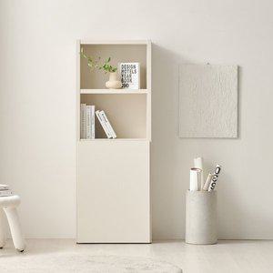 [데코라인][수도권 무료배송] 하치 도어책장 4단 600