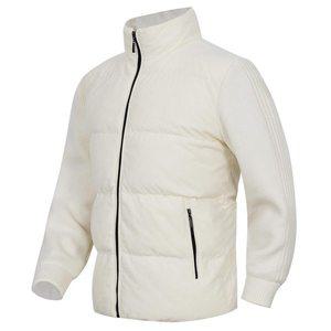 [디바옴므]코듀로이 오리털 패딩 두툼니트소매 집업 점퍼 경량 골프