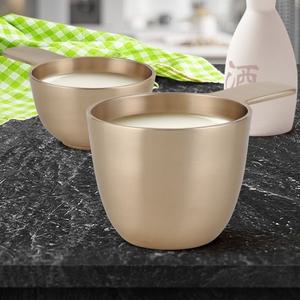 손잡이막걸리잔 고급술잔 전통주잔 유기사발 방짜탁주