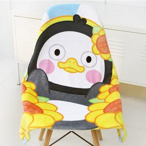 굿 베이비 펭수 블랭킷 해바라기 캐릭터 무릎담요