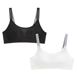 [Wonderbra] 스포츠 메쉬 노와이어 브라 아이보리+블랙 브라 2종 WBWBR4N2728