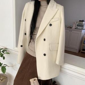 [기타]더블블레이져 겨울자켓 하프코트 울재킷 핸드메이드