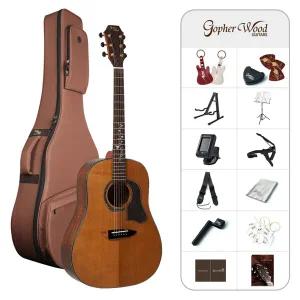 고퍼우드 K750RE 통기타 픽업장착 풀패키지 국내생산 K-750RE