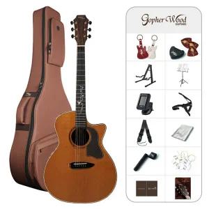 고퍼우드 K830RCE 통기타 픽업장착 풀패키지 국내생산 K-830RCE