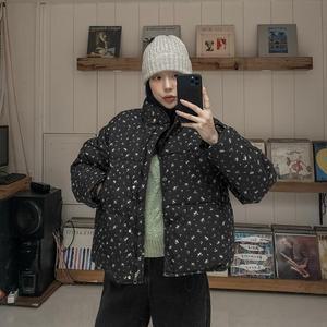 [시크릿라벨]  [웰론빵빵] 플라워 패턴 패딩점퍼