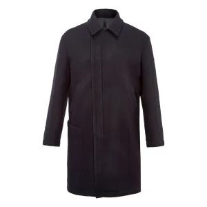 [레노마 옴므]레노마 울혼방 히든버튼 맥코트 다크네이비 FMLPBH52A