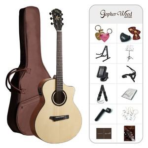 i160CE 입문용 통기타 픽업장착 풀패키지 i-160CE