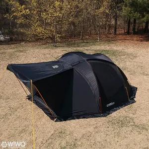 위오 피크닉 NEW 블랙쉘터 M 백패킹쉘터 실버코팅 돔텐트 돔형텐트 백패킹용 4계절용