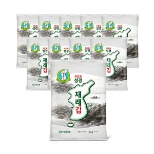 지도표성경김 재래 전장김 20g 10봉