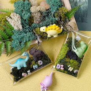 td 토단 취미키트 정서활동 공룡 포레스트 파우치 키링 만들기 - 1인세트 공룡파츠 스칸디아모스 화산석