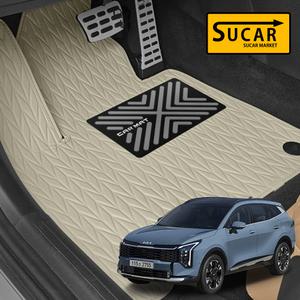 더뉴 스포티지 NQ5 페이스리프트 슈카마켓 리노 가죽 바닥 카매트 커버 발판 자동차 승용 SUV NA