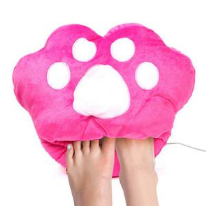 곰발바닥 USB 발난로 발열쿠션 발방석 Pink