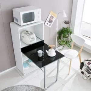 700 접이식 식탁겸수납장 렌지대겸식탁 좁은집 접는