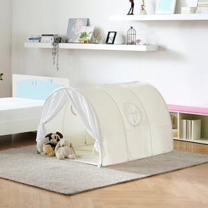 키즈돔 캐슬 3단 플레이텐트_크림화이트 / 놀이텐트 동굴텐트