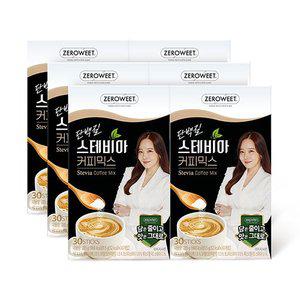 [단백질커피]소유진  단백질 스테비아 커피 6박스 (180포)