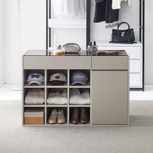 [아이앤] 제니아 1200 시스템 드레스룸 아일랜드 오픈 서랍장 SY