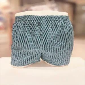 엘르이너웨어 그린 더블 트라이앵글 면 남성 트렁크 EEMTK173 GR