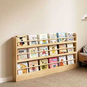폴반전면책장 책꽂이 교구장 오픈 북타워 수납 그림책 4단 1200 정리대 독서 선반