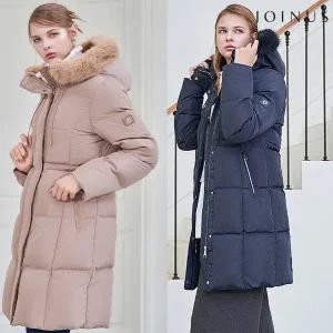 [조이너스] 퍼 트리밍 다운 코트 택1 J244B801A