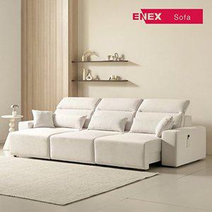 [에넥스]플로 확장형 슬라이드 모션 리클라이너 이지클린 4인 소파