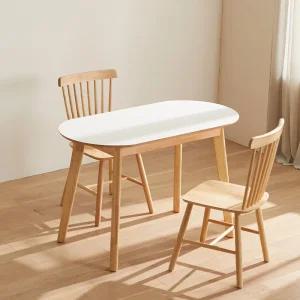 홈즈 마몬 원목 식탁 테이블 타원형 1200 HDP134