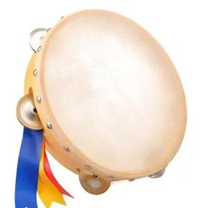 [셀러허브 패션][JHQRSOX1_4B]APT-10 소가죽 악기 탬버린