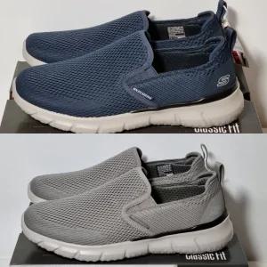 스케쳐스 남성 델레또 슬립온 운동화 워킹화 메모리폼 쿠션 674050