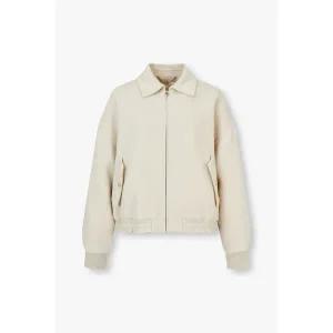 [롯데백화점]지컷 울 블렌드 집업 카라 자켓 (7214410201)