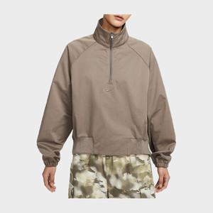 나이키. 스포츠웨어 컬렉션 여성 오버사이즈 트윌 쿼터집 탑 HJ0234-233